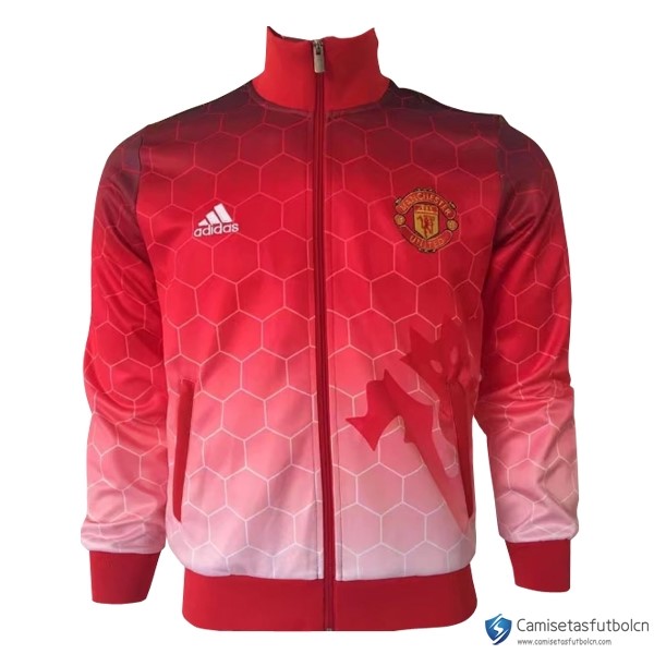 Chaqueta Manchester United 2017-18 Rojo Blanco